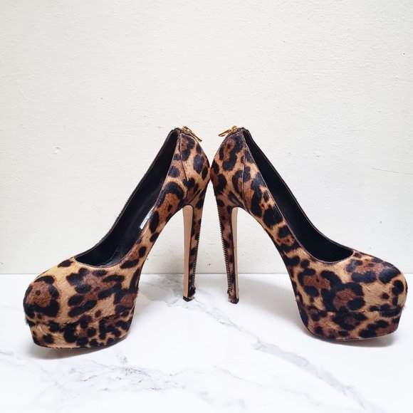 Brian Atwood India Leopard-Print Pumps - Picture 7 of 16